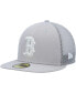Фото #2 товара Men's Gray Boston Red Sox 2023 On-Field Batting Practice 59FIFTY Fitted Hat