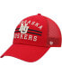 Фото #1 товара Men's Scarlet Nebraska Huskers High Point Clean Up Trucker Snapback Hat