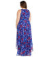 Plus Size Floral-Print Ruffled Maxi Dress
