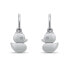 Фото #3 товара Playful silver earrings Ducklings EA186W