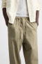 COTTON - LINEN TROUSERS