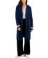 ფოტო #1 პროდუქტის Women's Hooded Kimono Open Cardigan