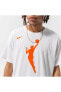 Фото #3 товара Mens Wnba Orange Jumpwoman Primary Logo T-shirt (dr9316-100)