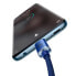 Фото #3 товара Kabel przewód do szybkiego ładowania i transferu danych USB-C USB-C 100W 2m niebieski