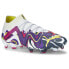 Фото #4 товара Puma Nmj X Future Ultimate Creativity Firm GroundAg Soccer Cleats Mens White Sne