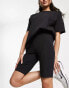 Фото #2 товара Threadbare Chloe shorts and oversized t-shirt co-ord in black