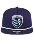 ფოტო #3 პროდუქტის Men's Navy Sporting Kansas City The Golfer Kickoff Collection Adjustable Hat