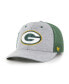 Фото #3 товара Men's Gray, Green Green Bay Packers Pixelation Trophy Flex Hat