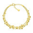 Triple gold plated bracelet with beads BRC117Y