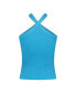 ფოტო #2 პროდუქტის Women's Halterneck Knit Top