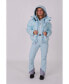 Фото #1 товара Women's Ice Blue Chic Puffer Jacket