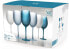 Фото #9 товара Villa d'Este Home Tivoli Blue Dream Set of 6 Frosted Glasses 550 ml