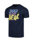 Фото #3 товара Men's Navy Saved by the Bell Faded Squiggles T-shirt