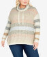 Фото #1 товара Plus Size Felix Cowl Neck Sweater