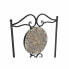 Garden chair DKD Home Decor Ceramic Black Ironwork (42 x 50 x 90 cm)