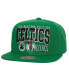 ფოტო #1 პროდუქტის Men's Kelly Green Boston Celtics Champ Stack Snapback Hat