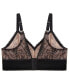 Фото #5 товара Plus Size Full Figure Bramour Gramercy Luxe Lace Wireless Bralette