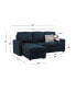 Фото #2 товара Newton 82" Fabric 2 Piece Sleeper Sofa Sectional with Storage