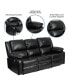 Фото #3 товара Bustle Back Leathersoft Sofa With Two Built-In Recliners