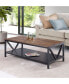 Фото #10 товара Distressed Farmhouse Coffee Table