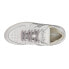 Фото #4 товара Diadora Mi Basket Row Cut Andromeda Glitter Lace Up Womens White Sneakers Casua