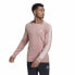 Толстовка без капюшона мужская Adidas Essentials French Terry 3 Stripes Розовый