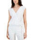 Фото #1 товара Women's Ruched Side-Tie Top, Created for Macy's