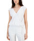 ფოტო #1 პროდუქტის Women's Ruched Side-Tie Top, Created for Macy's