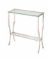 Brea Rectangular Sofa Table with Mirrored Shelf