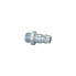 Фото #1 товара Riegler Stecknippel Stahl verzinkt Stecker DN 7,2-7,8 Außengewinde G 3/8" SW 19 mm, VE: 10