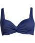ფოტო #1 პროდუქტის Plus Size DD-Cup Chlorine Resistant Twist Underwire Bikini Swimsuit Top