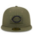 ფოტო #3 პროდუქტის Men's Green Cincinnati Reds 2023 Armed Forces Day On-Field 59FIFTY Fitted Hat