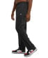 Фото #3 товара Men's Big & Tall Standard-Fit Jersey-Knit Track Pants