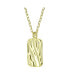 Фото #2 товара 14K Gold Plated Square Pendant Necklace