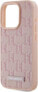 Karl Lagerfeld Karl Lagerfeld KLHMP15LPKHPORPP iPhone 15 Pro 6.1" hardcase różowy/pink Leather Monogram Metal Logo