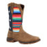 Фото #2 товара Durango Lady Rebel Southwestern Square Toe Cowboy Womens Multi Casual Boots DRD