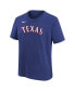 Big Boys Ezequiel Duran Royal Texas Rangers Name and Number T-shirt