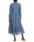 Фото #2 товара Ro's Garden Gwenyth Maxi Dress Women's Blue S