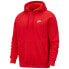 Толстовка Nike Sportswear Club Hoodie для спорта и отдыха Красно-белый, L - фото #1