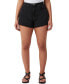 Фото #1 товара Women's Curvy High Mom Denim Shorts