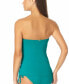Фото #2 товара Anne Cole 284728 Women's Twist-Front Ruched Tankini Top Swimsuit, Size Small