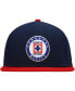 ფოტო #1 პროდუქტის Men's Navy, Burgundy Cruz Azul Fitted Hat