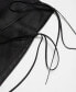 Women's Slit Detail Ramio Pareo Skirt