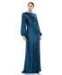 Фото #1 товара Women's Ieena Satin Long Blouson Sleeve Evening Gown