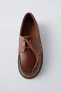 Leather deck shoes