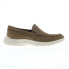 Фото #1 товара Rockport Patterson Moc Toe Slip On CJ1191 Mens Brown Loafers Casual Shoes 11