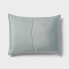 Фото #4 товара 3pc King Luxe Jacquard Duvet Cover and Sham Set Light Teal Green - Threshold