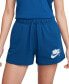 Фото #1 товара Шорты спортивные Nike женские Sportswear Club French Terry Graphic Fleece Shorts