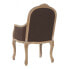 Фото #2 товара Кресло мягкое DKD Home Decor Коричневое Натуральное Темно-коричневое из каучукового дерева 62 x 55 x 100 cm 63,5 x 49,5 x 102 cm
