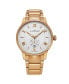 ფოტო #3 პროდუქტის Men's Regalia Rose-Gold Stainless Steel , Silver-Tone Dial , 42mm Round Watch